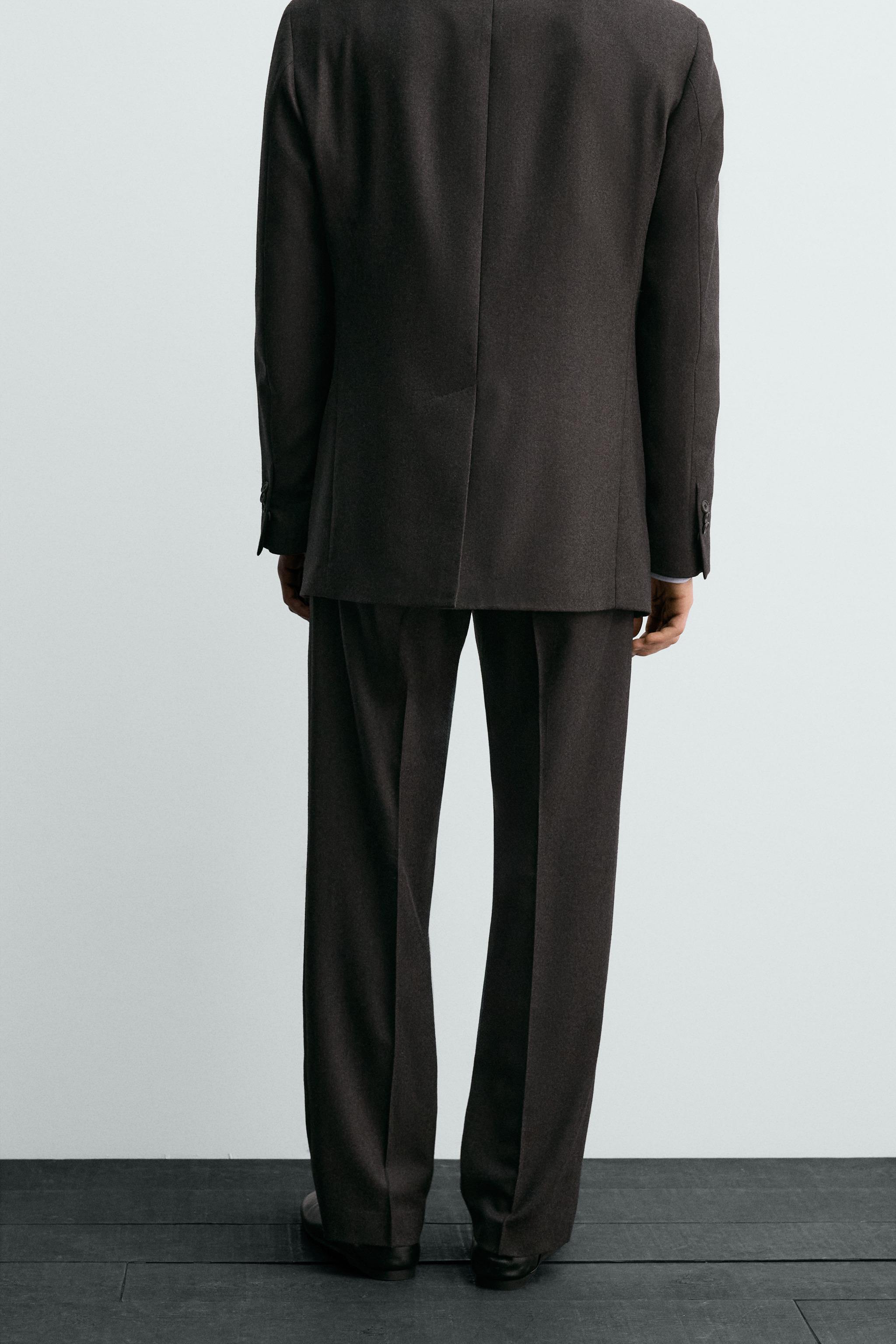 AARON LEVINE X ZARA WOOL SUIT PANTS