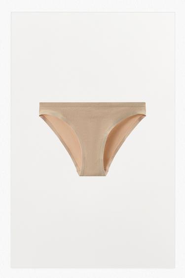 Zara SEAMLESS PANTIES - Beige-pink