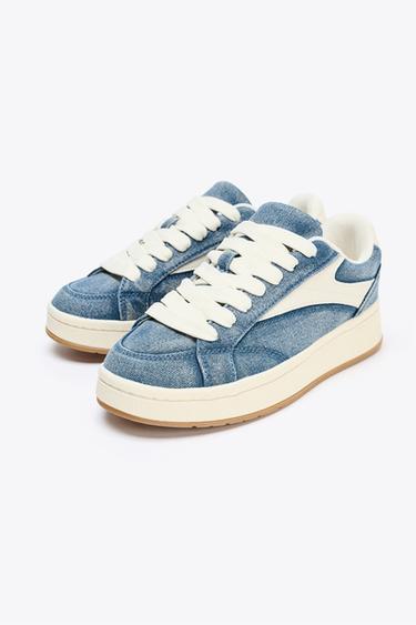 TENNIS EN JEAN - Bleu jean de Zara - Image 6