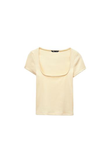 SQUARE NECK T-SHIRT