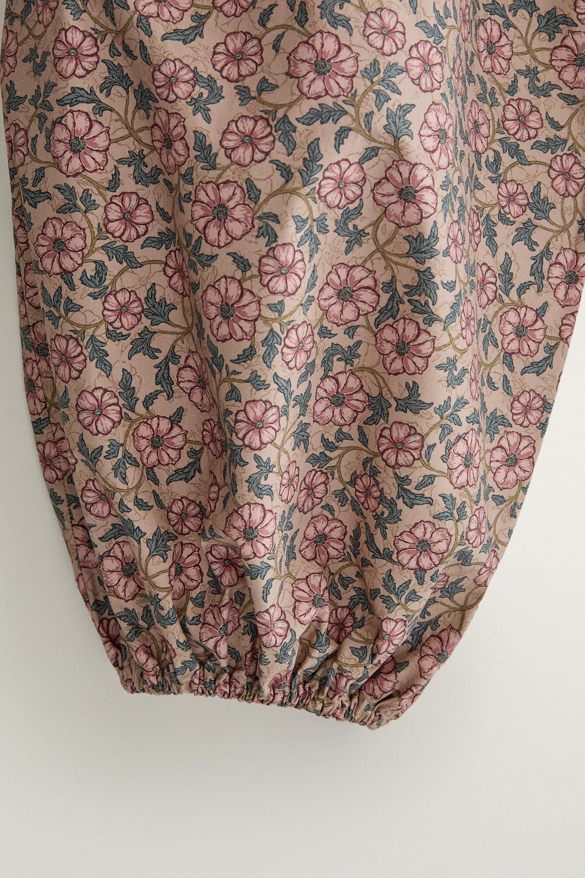 FLORAL BLOOMER TROUSERS