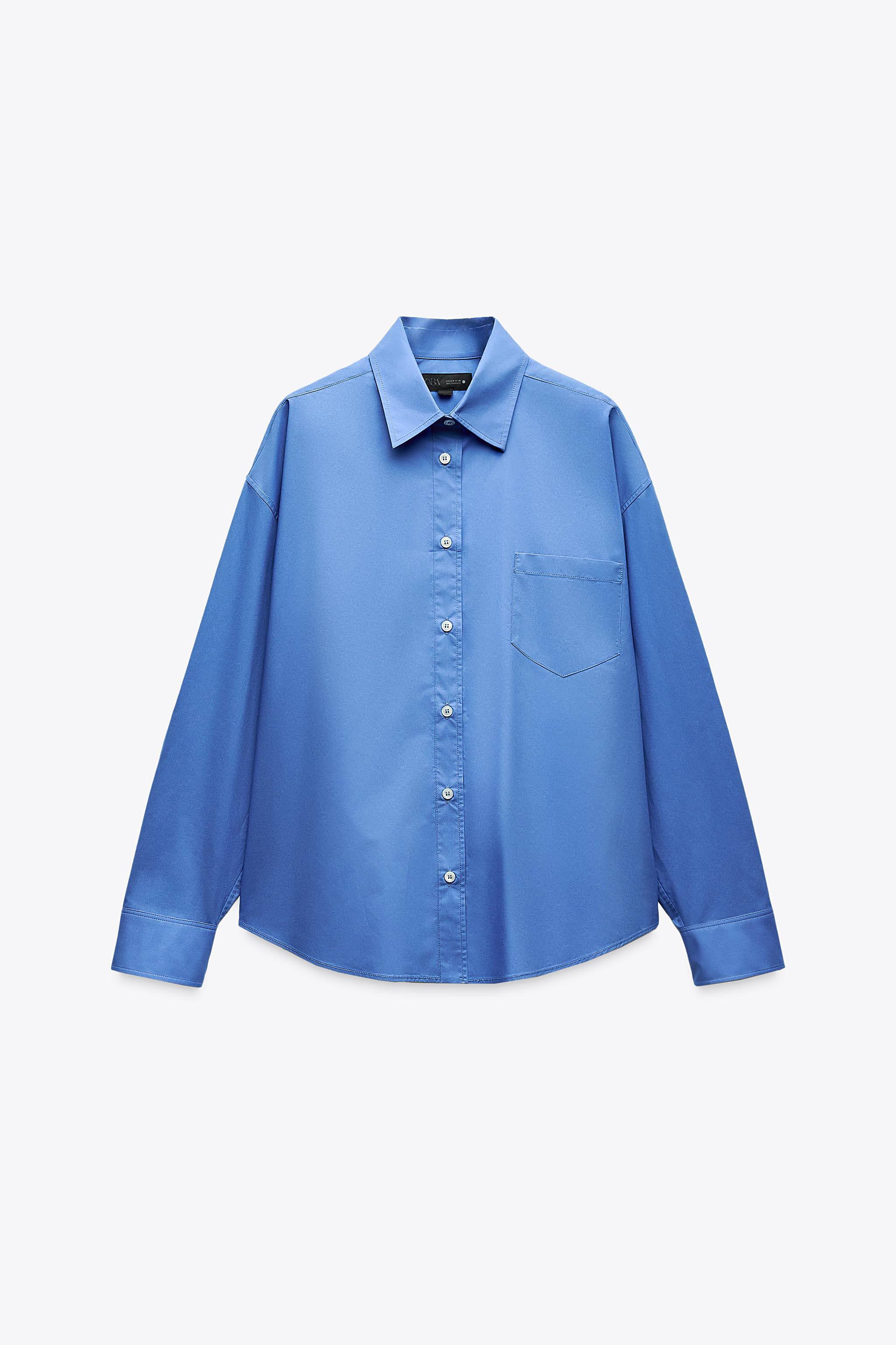 OVERSIZED POPLIN SHIRT ZW COLLECTION