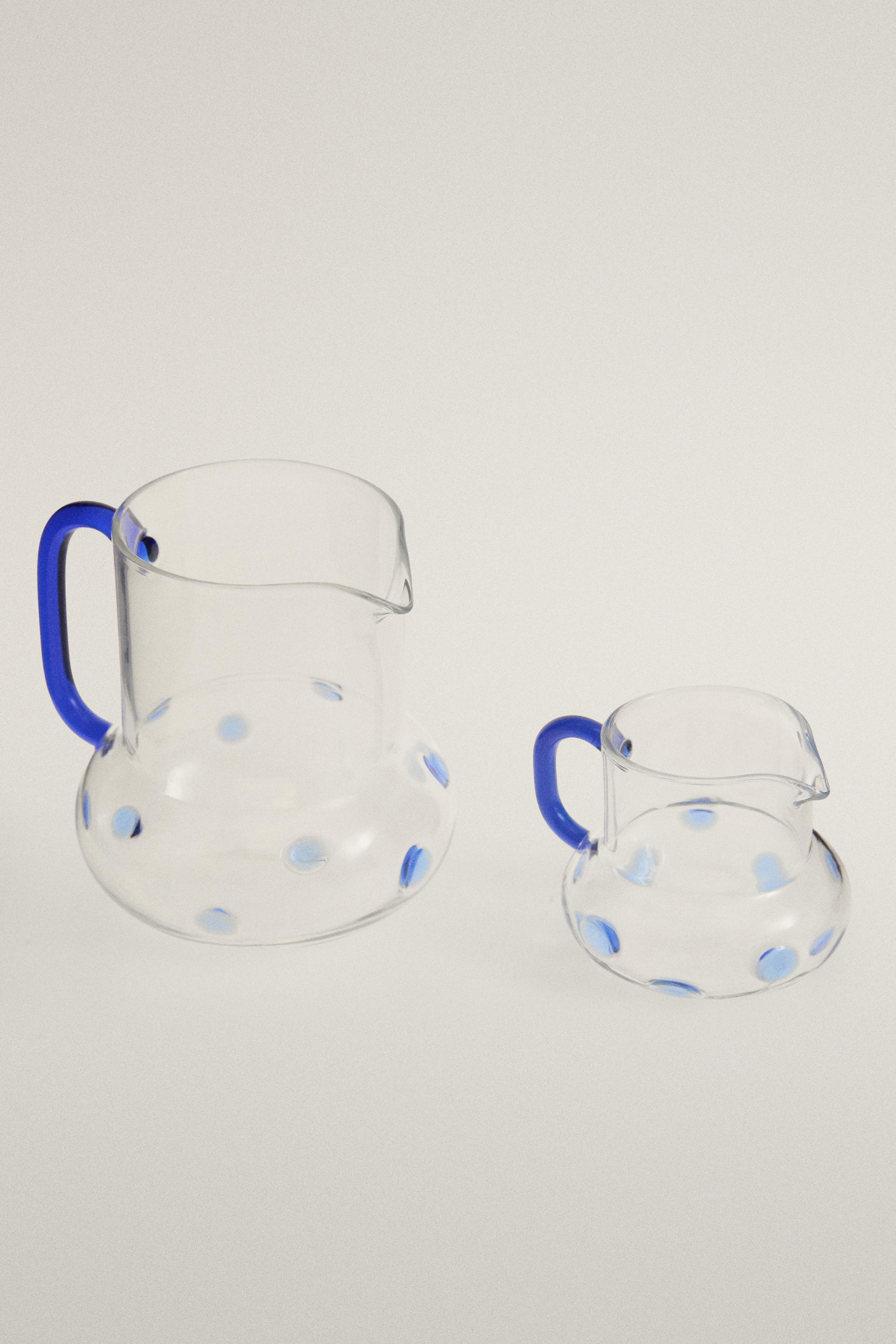 BOROSILICATE GLASS BUBBLE PITCHER