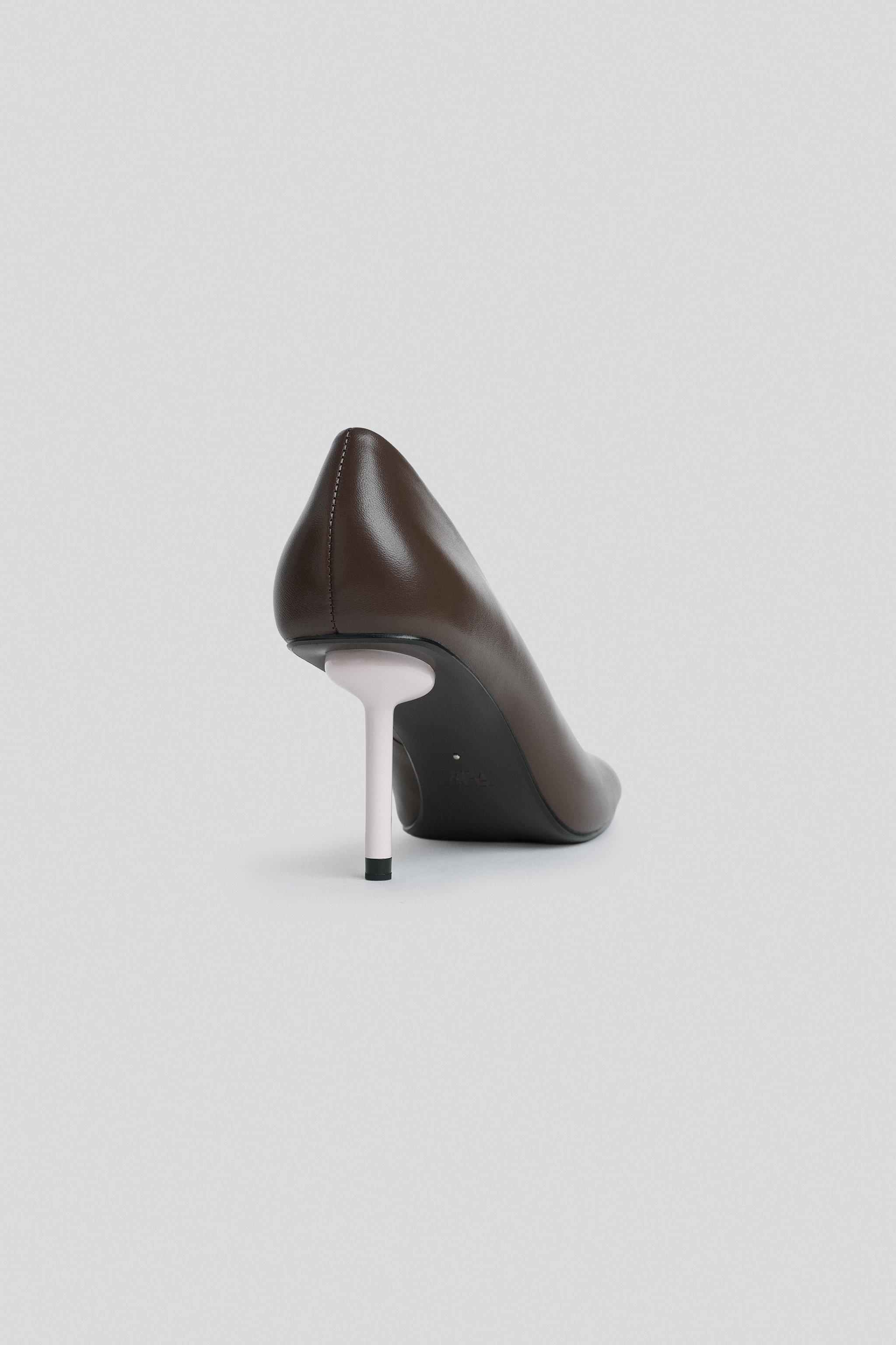 LIMITED EDITION LEATHER HIGH HEEL SHOES