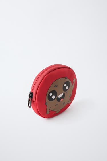 FOLDABLE COOKIE SHOPPER BAG - Red by Zara - Image 1