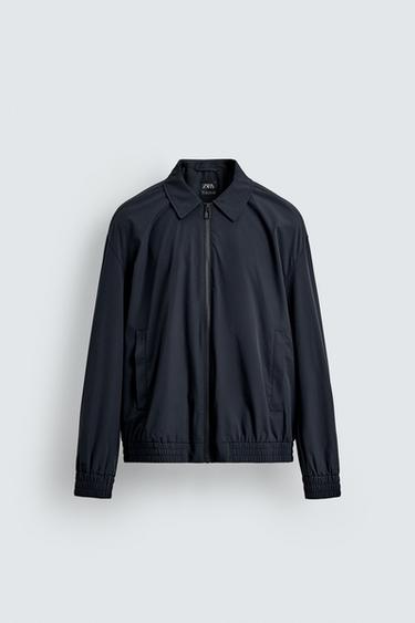 TECHNICAL BOMBER JACKET - Navy blue by Zara