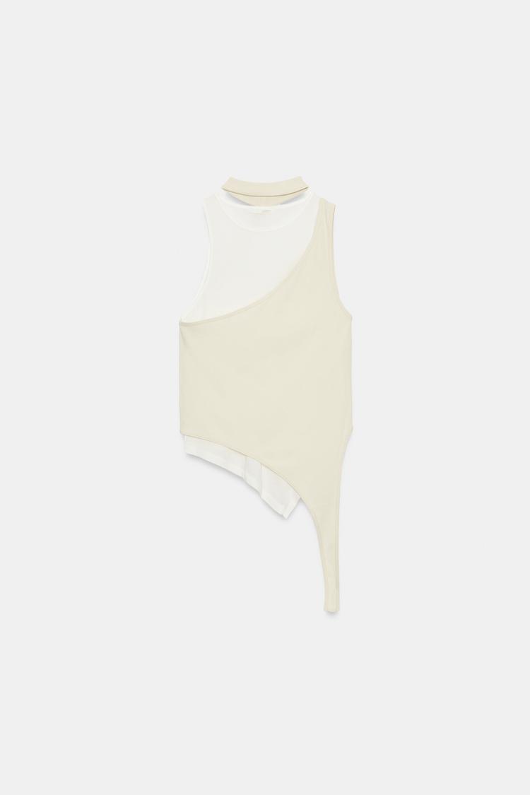 CAMISETA EN CAPAS CON EFECTO COLLAR 3
