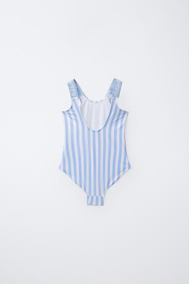 AGES 6-14 / STRIPED CAPIBARA CAPYFUN © SWIMSUIT - Blue by Zara - Image 1