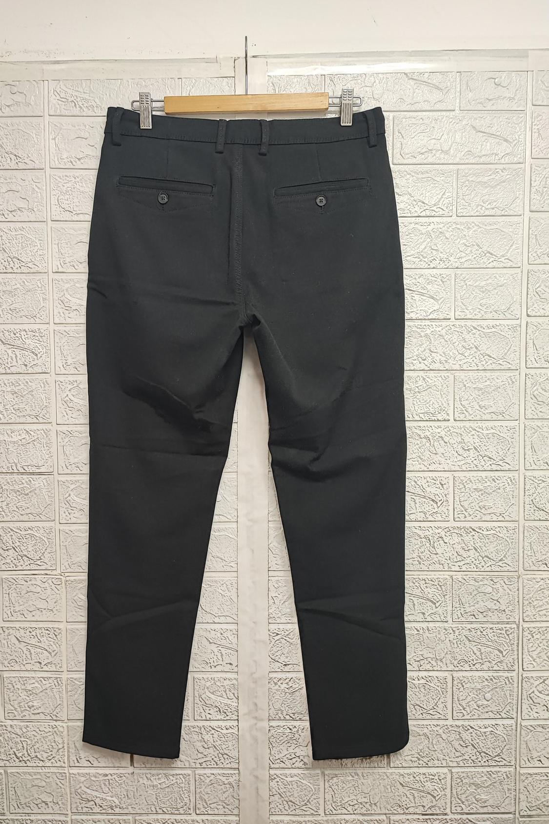 SLIM FIT HEATHERED TROUSERS - Image 4
