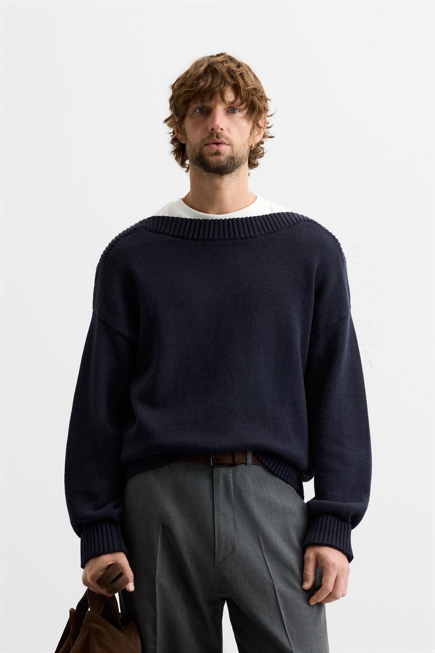 セーター - LIMITED EDITION - ネイビーブルー | ZARA Japan / 日本