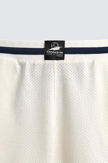 FRANCE 98 FIFA WORLD CUP™ FIFA CLASSICS CONTRAST SHORTS - White by Zara - Image 8