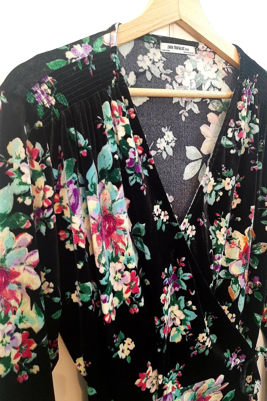 VESTIDO TERCIOPELO ESTAMPADO FLORAL - Image 2