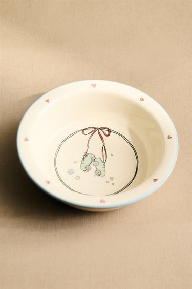 CHILDREN'S CERAMIC BOWL WITH SKATER DOG - Multicoloured by Zara - Image 5