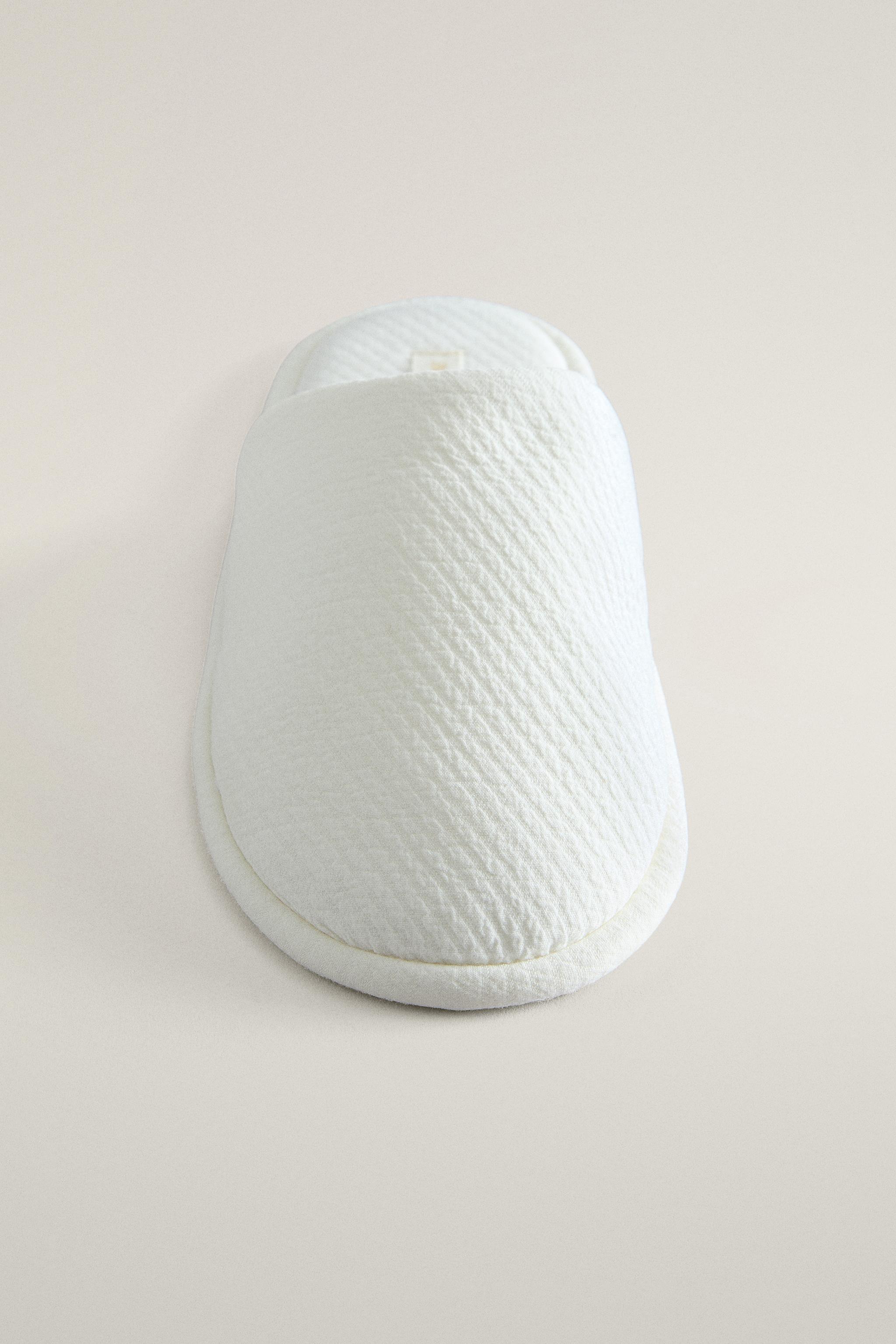 COTTON MULE SLIPPERS