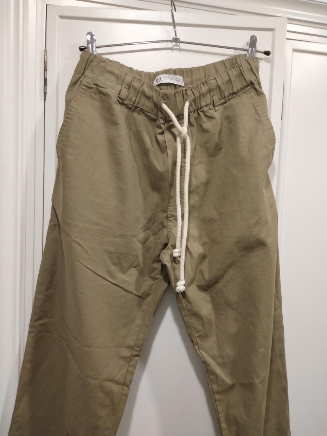 CONTRASTING TROUSERS WITH JOGGER WAIST - Image 2