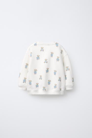 SWEAT OURSONS - Blanc cassé de Zara - Image 1