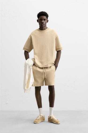 CONJUNTO RELAXED FIT COMPACT - Cinza-antracito da Zara