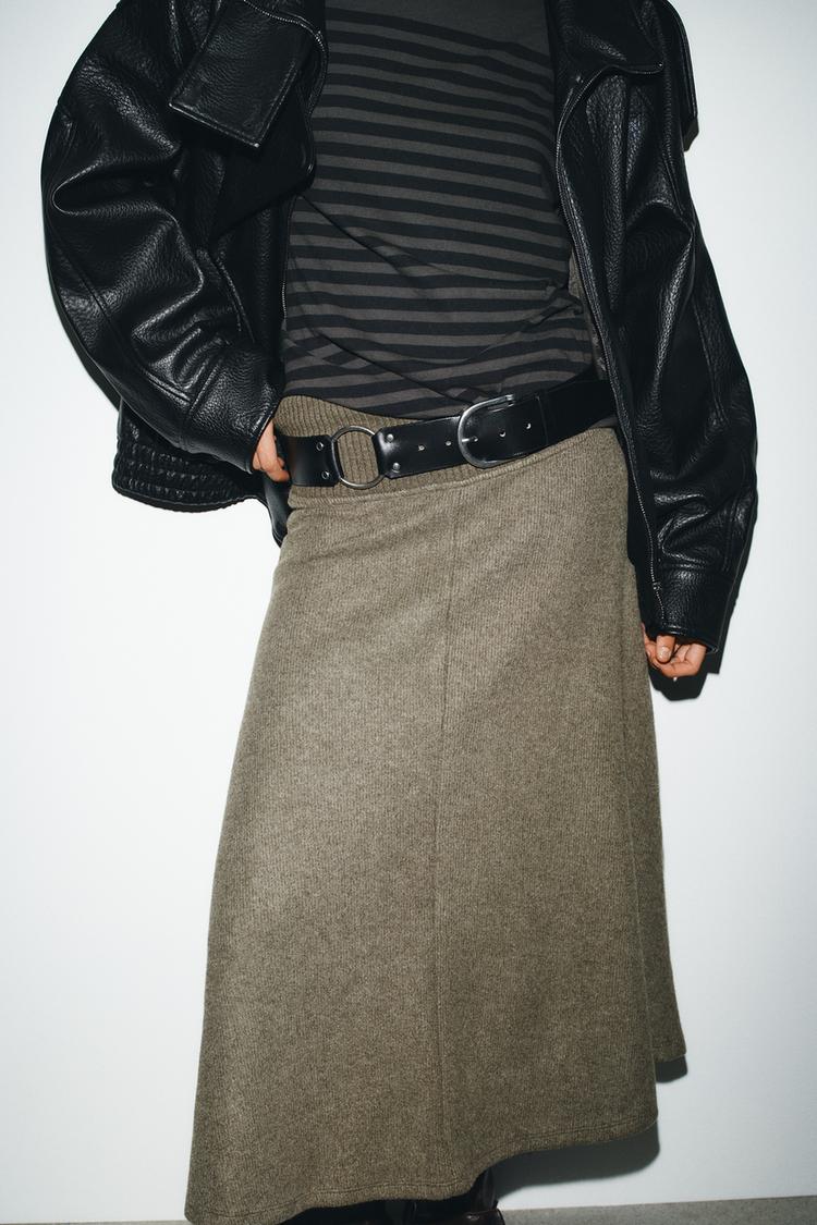 SOFT A-LINE SKIRT