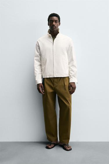 LIGHTWEIGHT REGULAR FIT JACKET - White by Zara