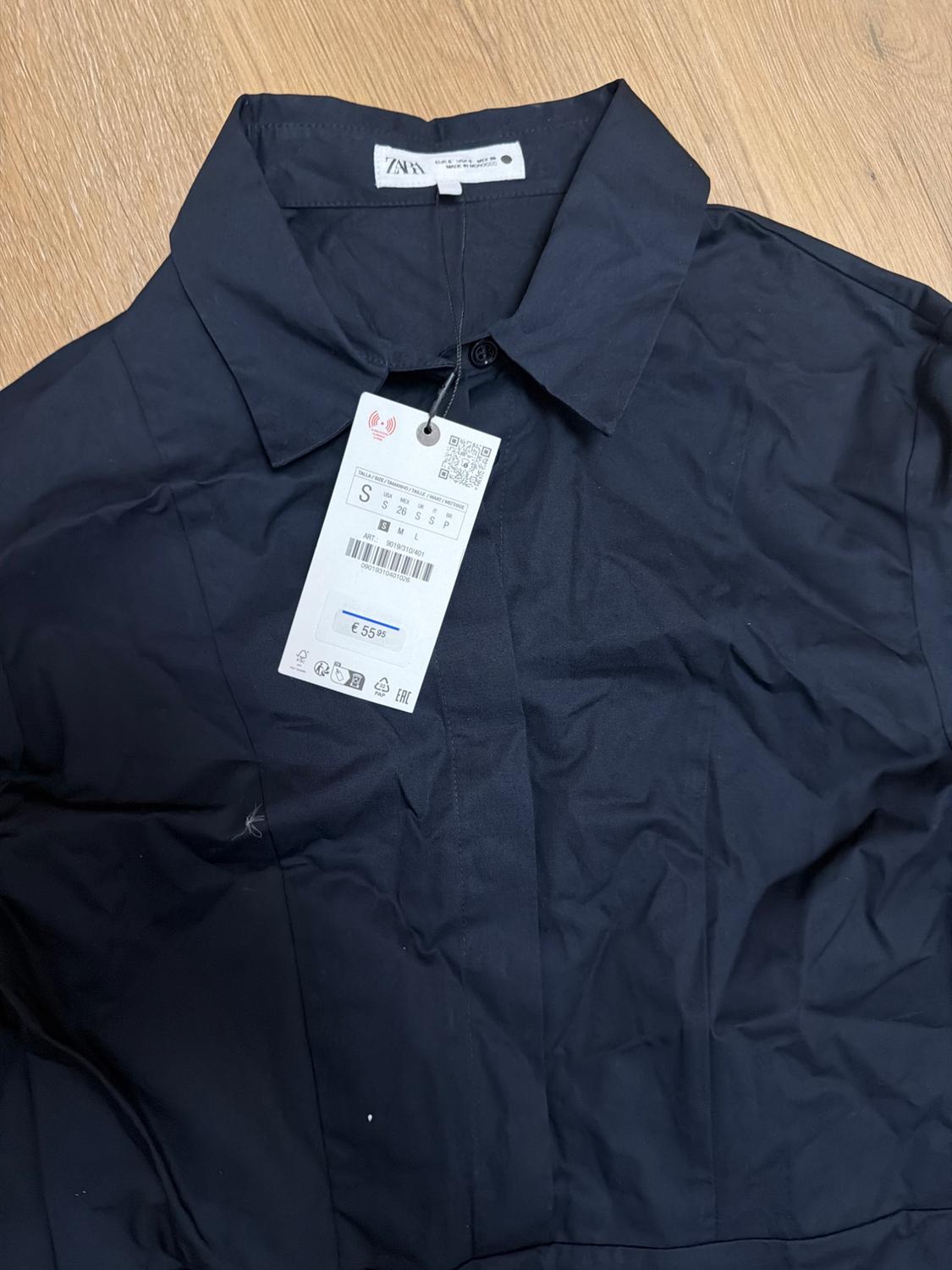 ZW COLLECTION POPLIN SHIRT DRESS - Image 3