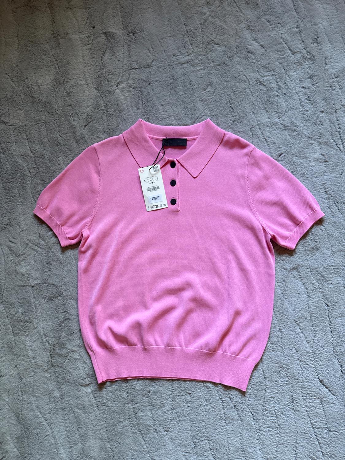SHORT SLEEVE KNIT POLO SHIRT - Image 3