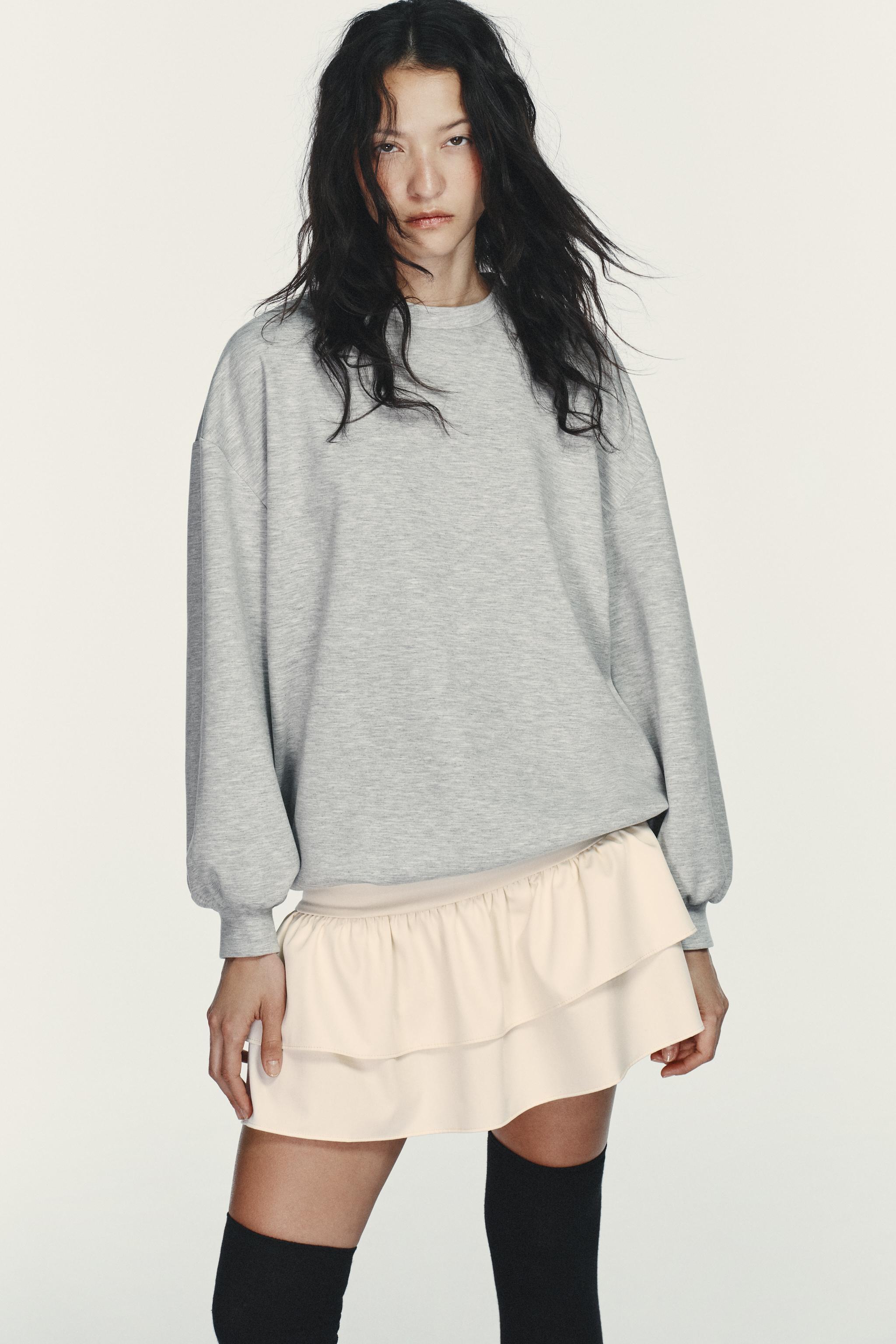 ROBE COURTE BIMATIÈRE À VOLANTS