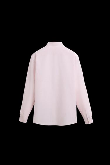 COTTON/LYOCELL SHIRT - Pale pink by Zara