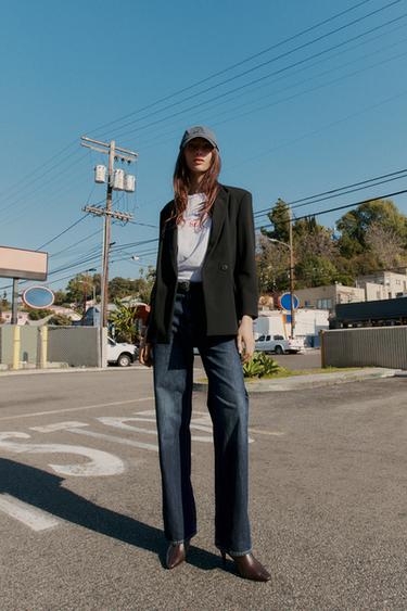 BLAZER CRUZADA OVERSIZE - Negro de Zara