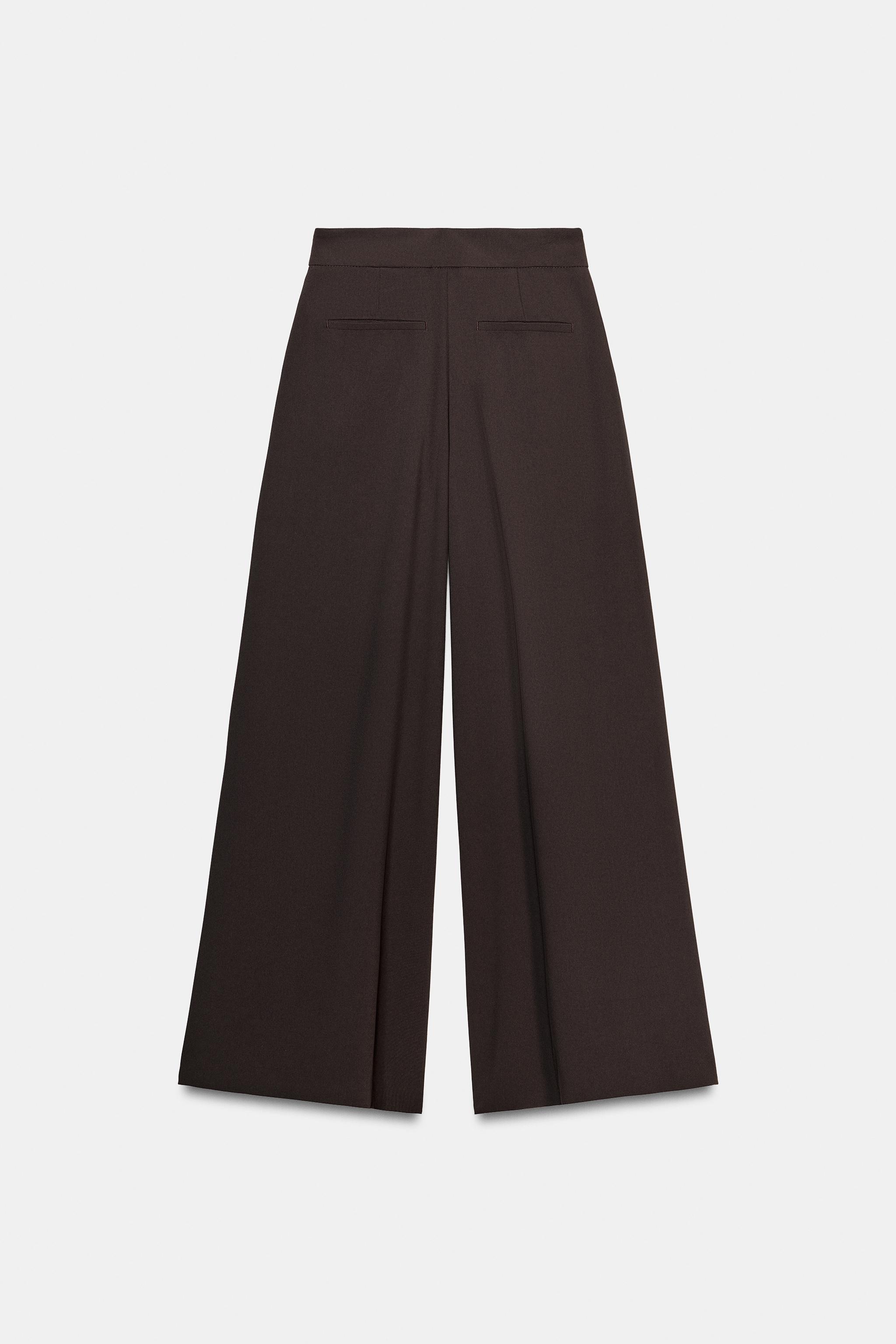 PANTALON PALAZZO BOUTON DORÉ