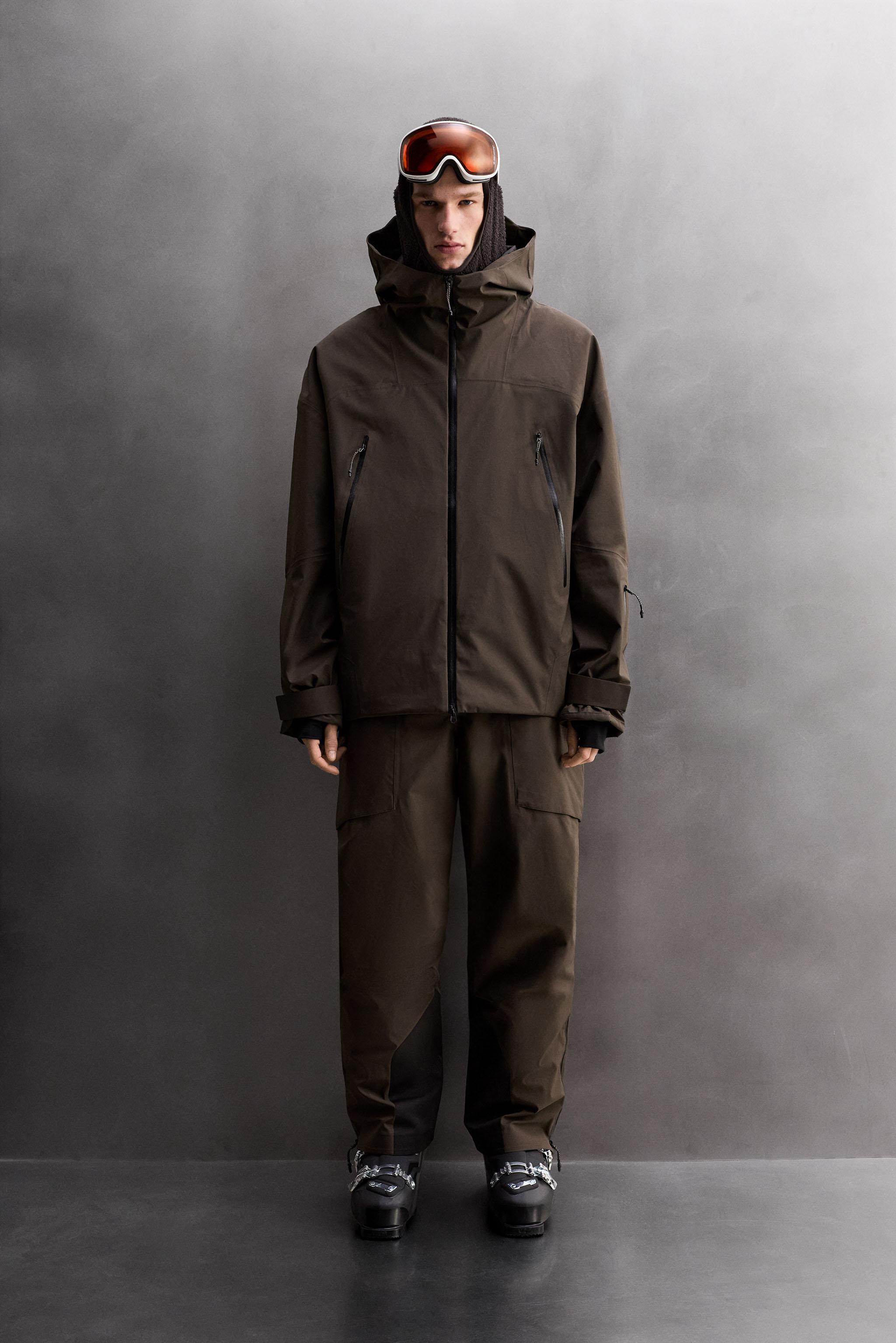 JAQUETA ACOLCHOADA SKI RECCO® IMPERMEÁVEL - Preto | ZARA Brasil