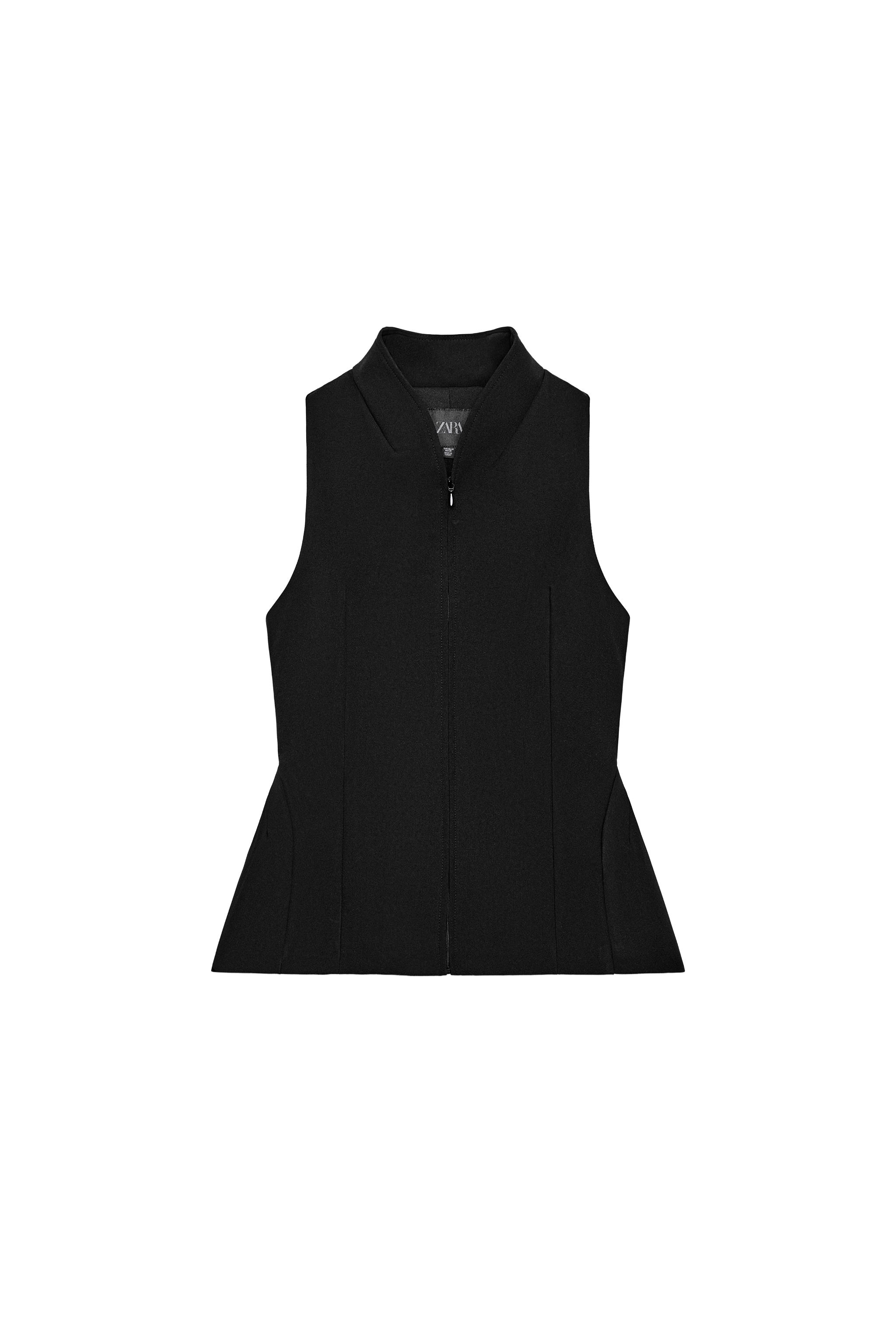 ZARA ベスト フィットボリュームベスト - ブラック | ZARA Japan / 日本