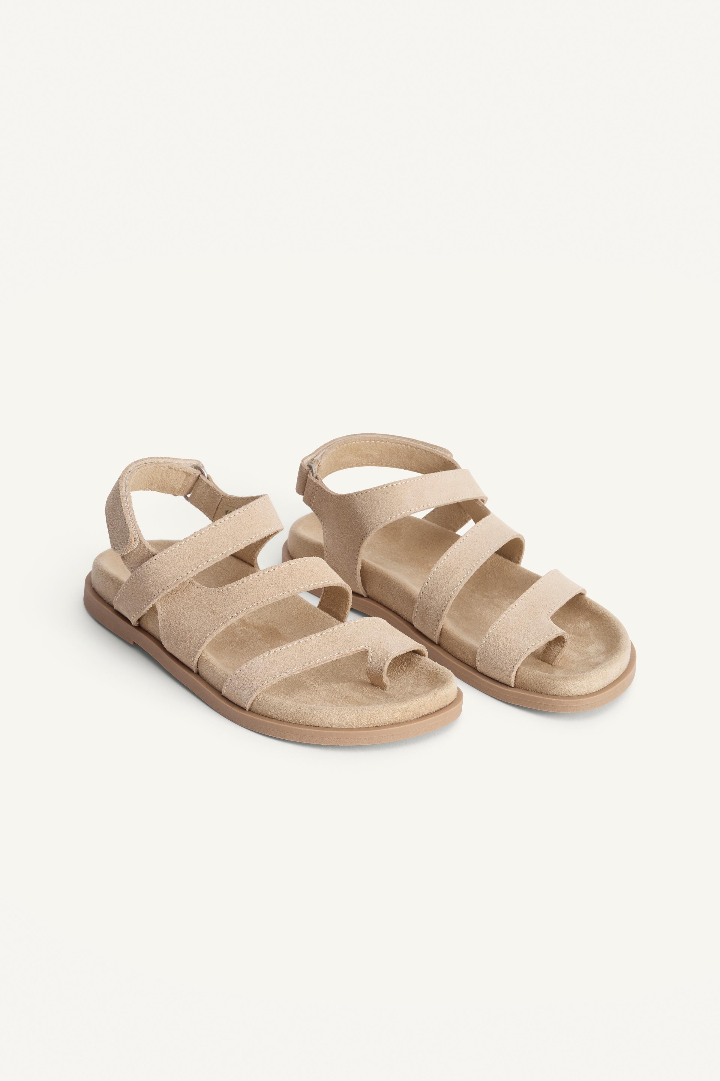 【ZARA】レザーバックルサンダル14 エクリュ | 4303/510/002 12100400030-a7.jpg?ts=