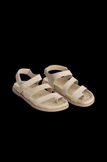 LTHR SNDLS - Beige by Zara