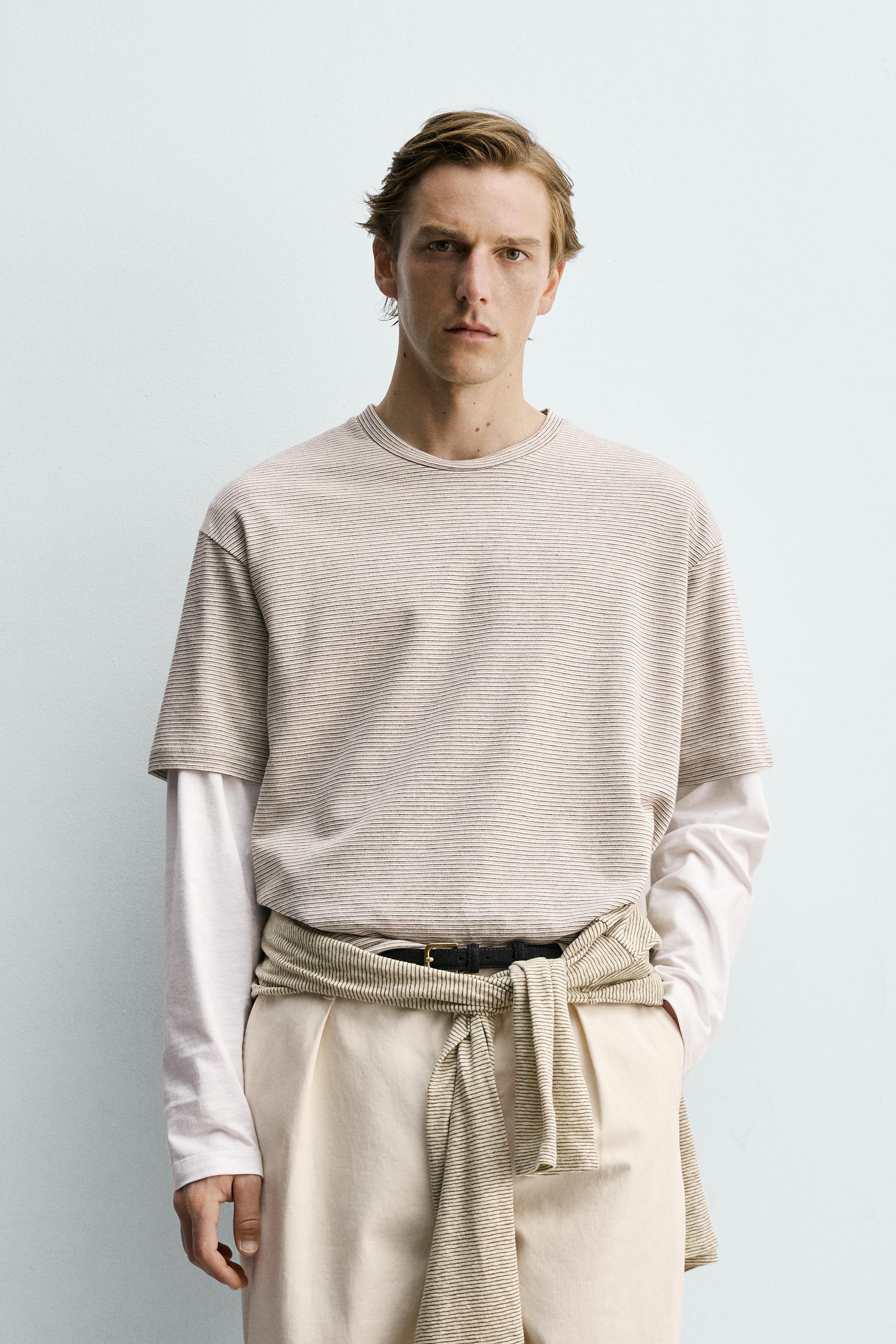 T-SHIRT RELAXED FIT À RAYURES
