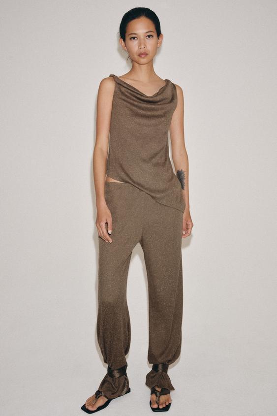 ASYMMETRIC RUSTIC TOP from Zara - $29.90