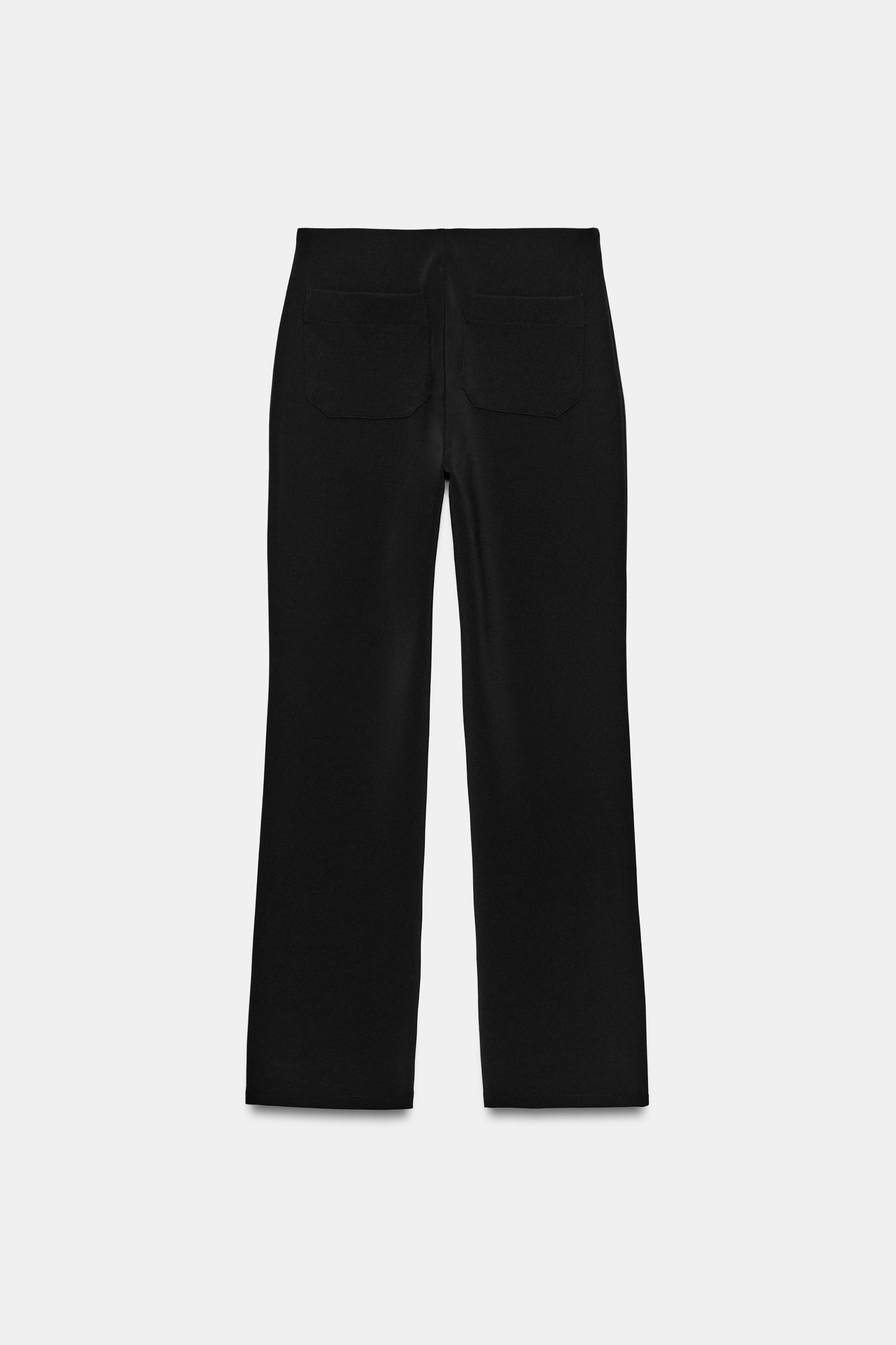 Женские брюки Zara FITTED POCKET TROUSERS — фото 7