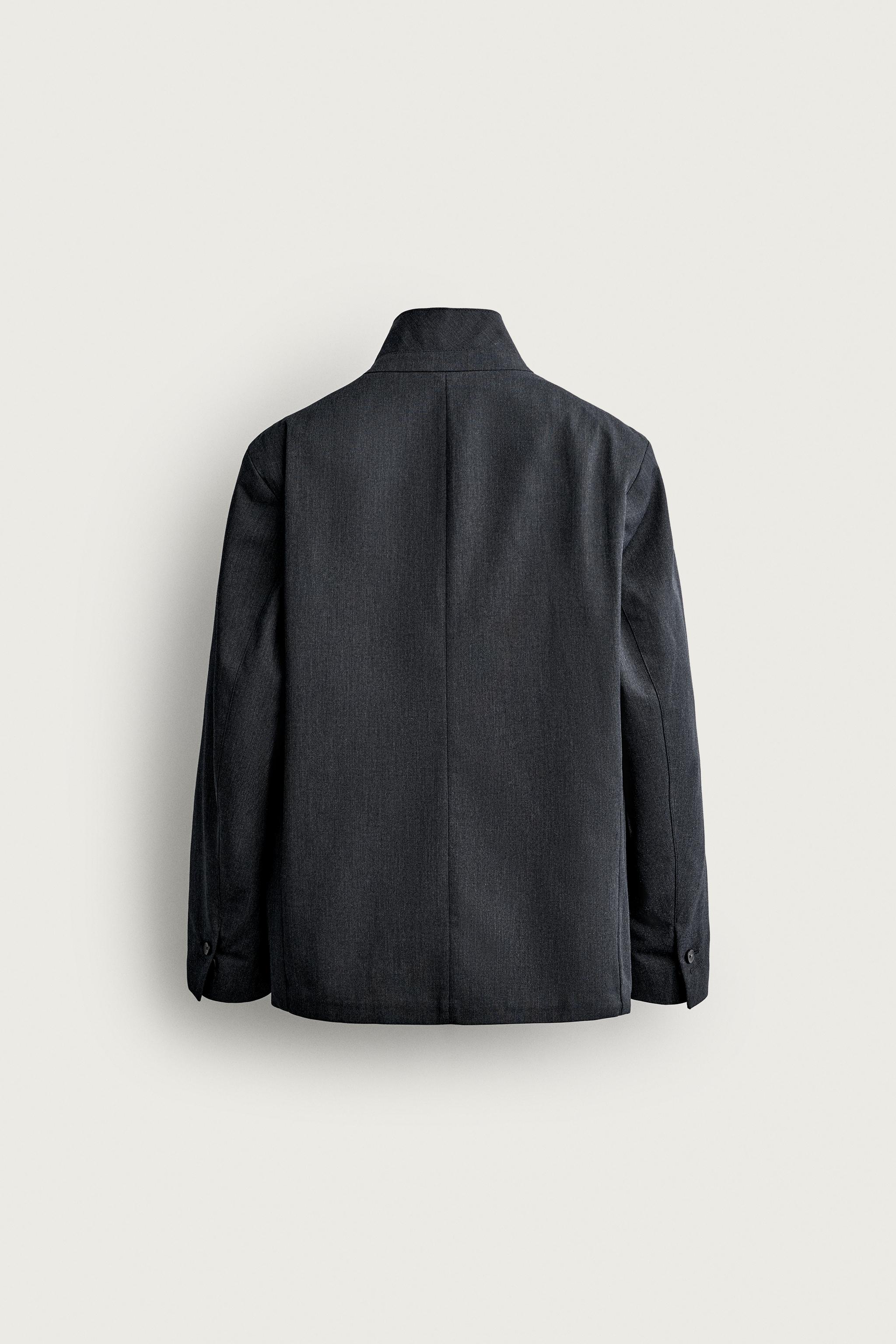 Zara DİK YAKA TAKIM BLAZER REGULAR FIT görsel 7