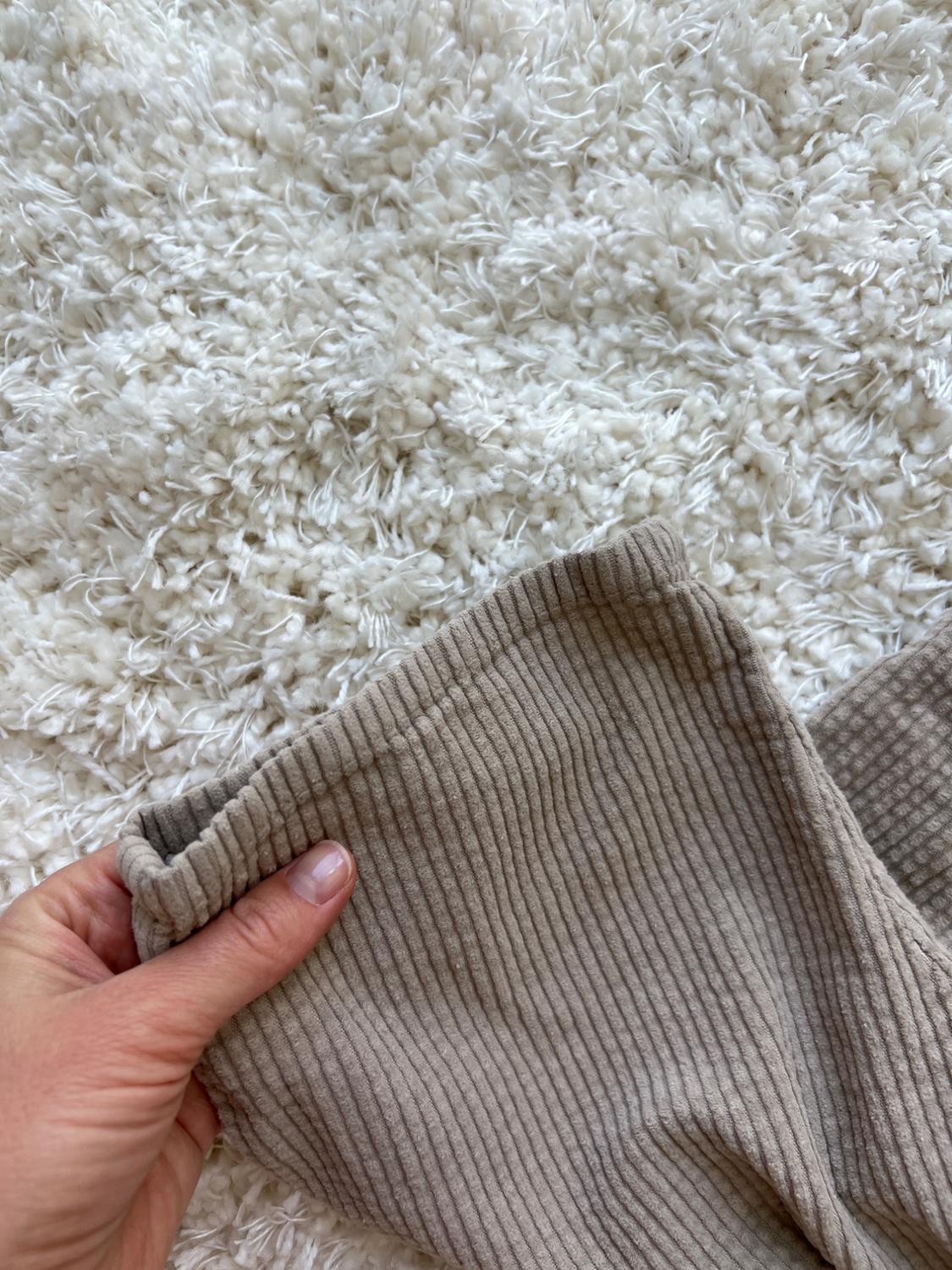 LONG CORDUROY OVERTAKE WITH RICKRACK TRIM - Image 4