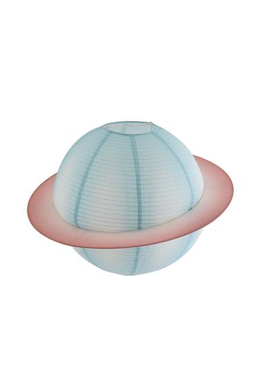 KIDS' LARGE PLANET LAMP LAMPSHADE - أزرق الخاص بـ Zara
