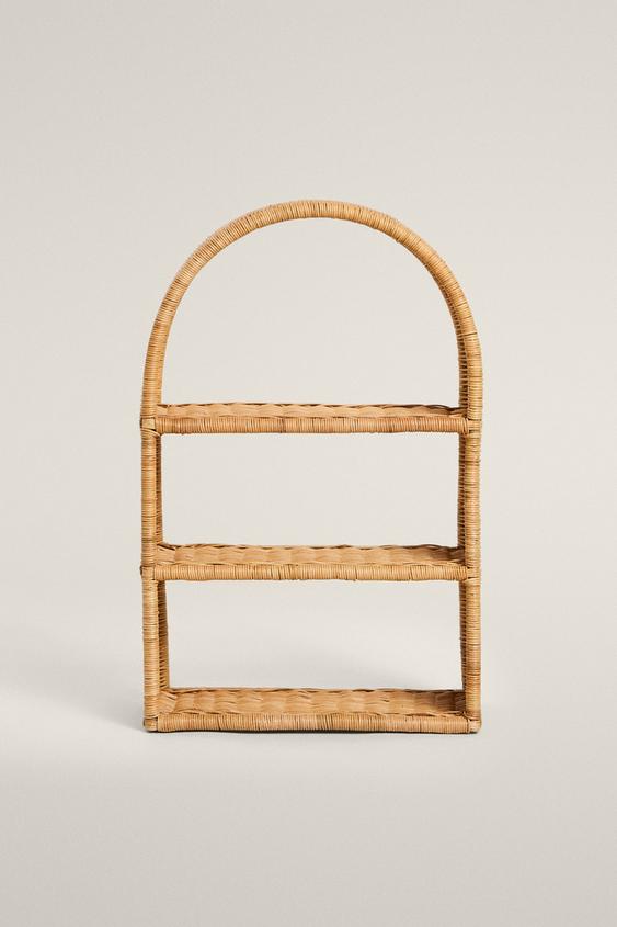 ÉTAGÈRE EN ROTIN OVALE POUR ENFANTS - Beige clair de Zara - Image 0