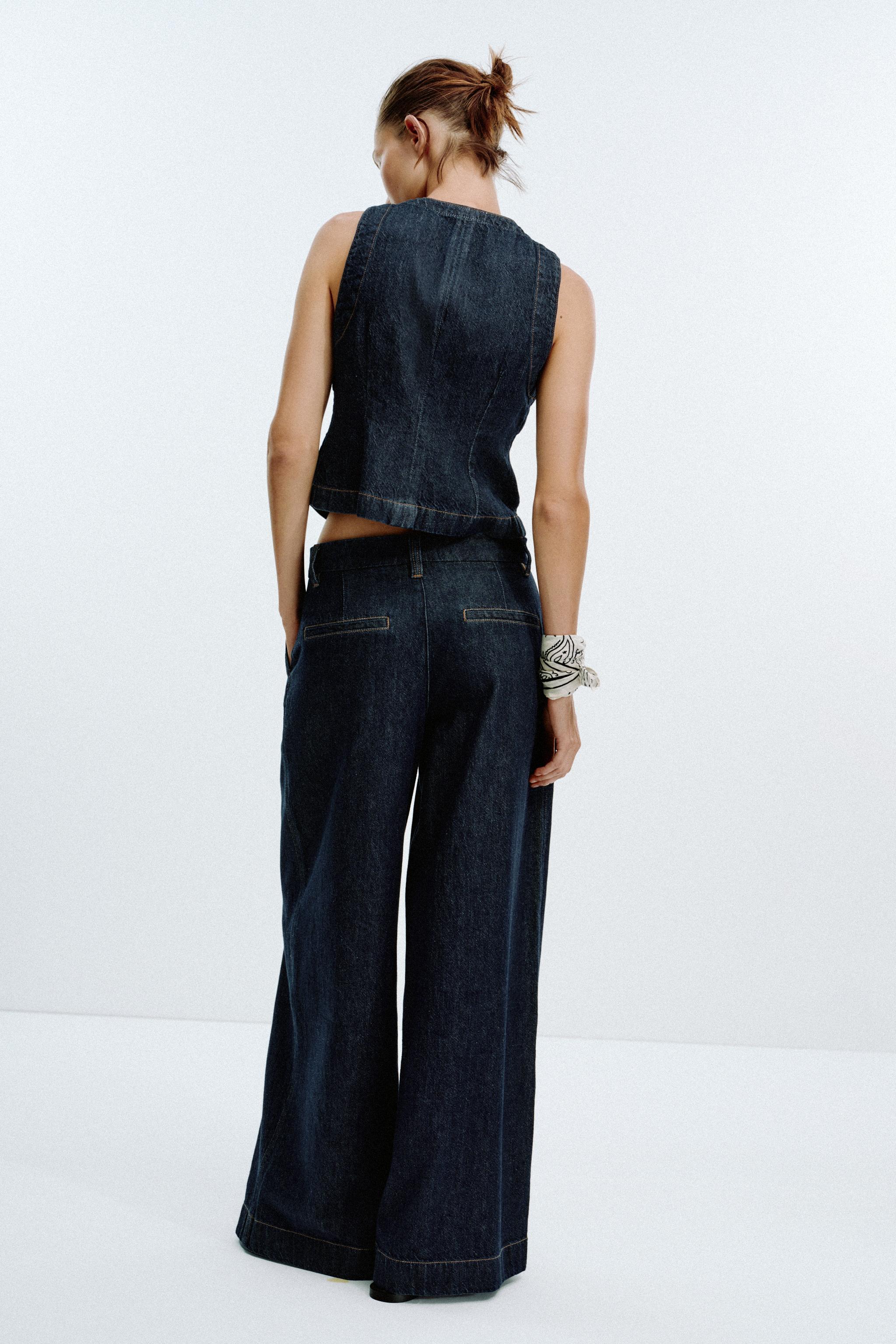 JEANS Z1975 WIDE LEG ミッドライズ - ブルー | ZARA Japan / 日本