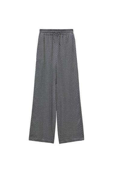 GEOMETRIC PRINT TROUSERS