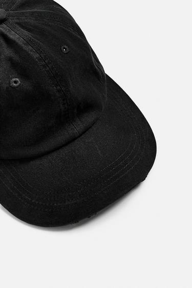 WASHED CAP - Black by Zara - Image 6