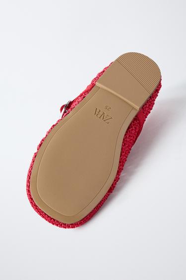 CUT-OUT BALLET FLATS - Red by Zara - Image 6