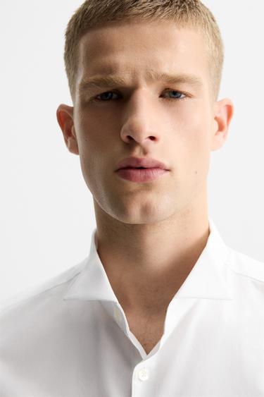 CHEMISE COL SMOKING LIMITED EDITION - Blanc de Zara - Image 4