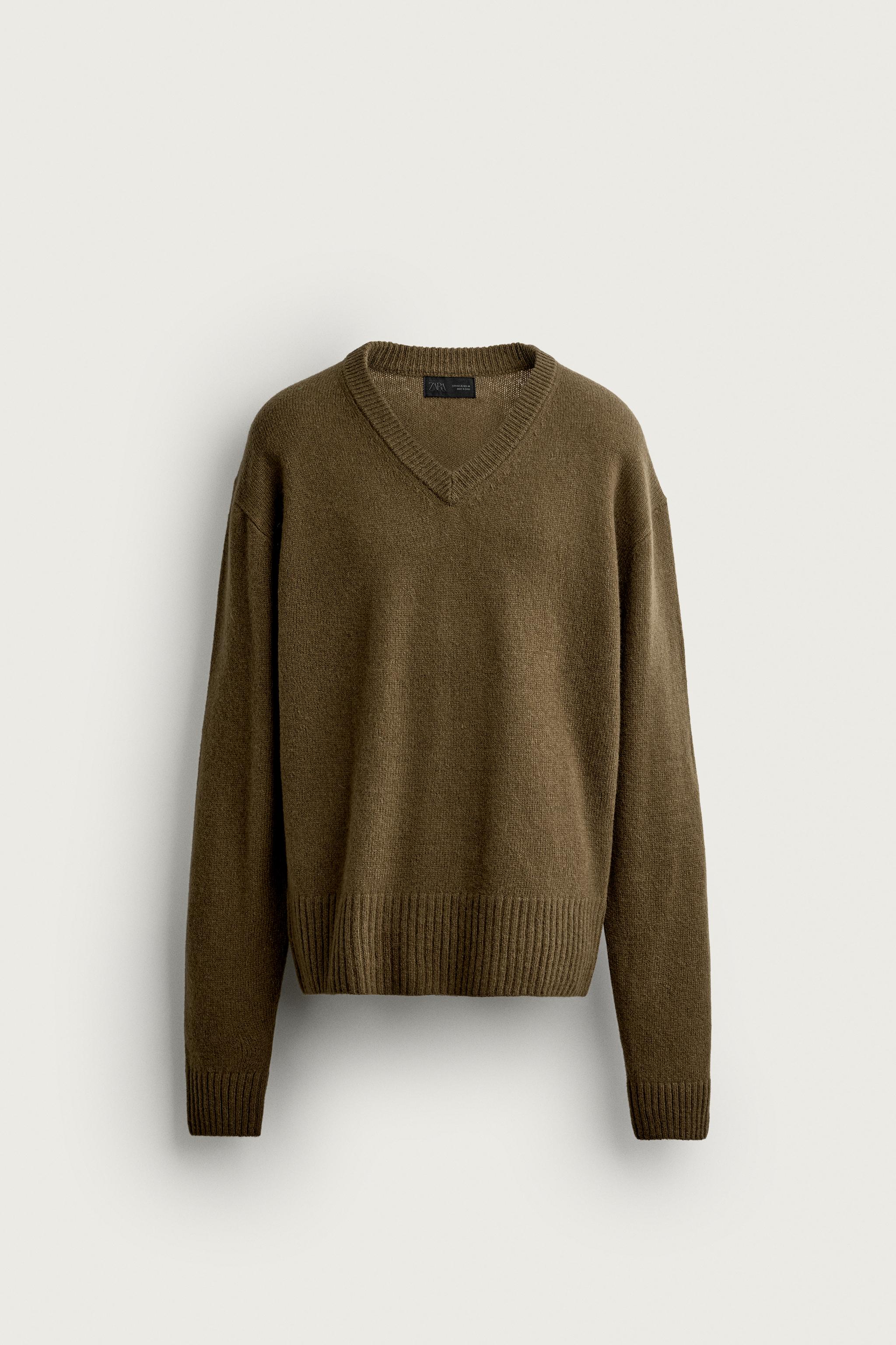 PULL 100 % LAINE COL EN V