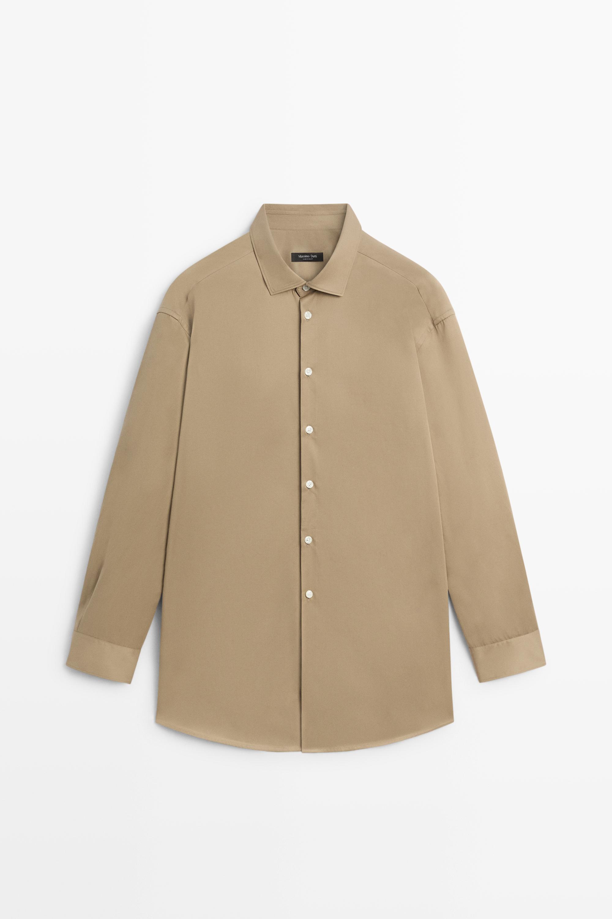 Chemise en popeline 100 % coton