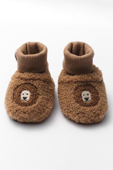 ANIMAL SLIPPERS - Brown by Zara