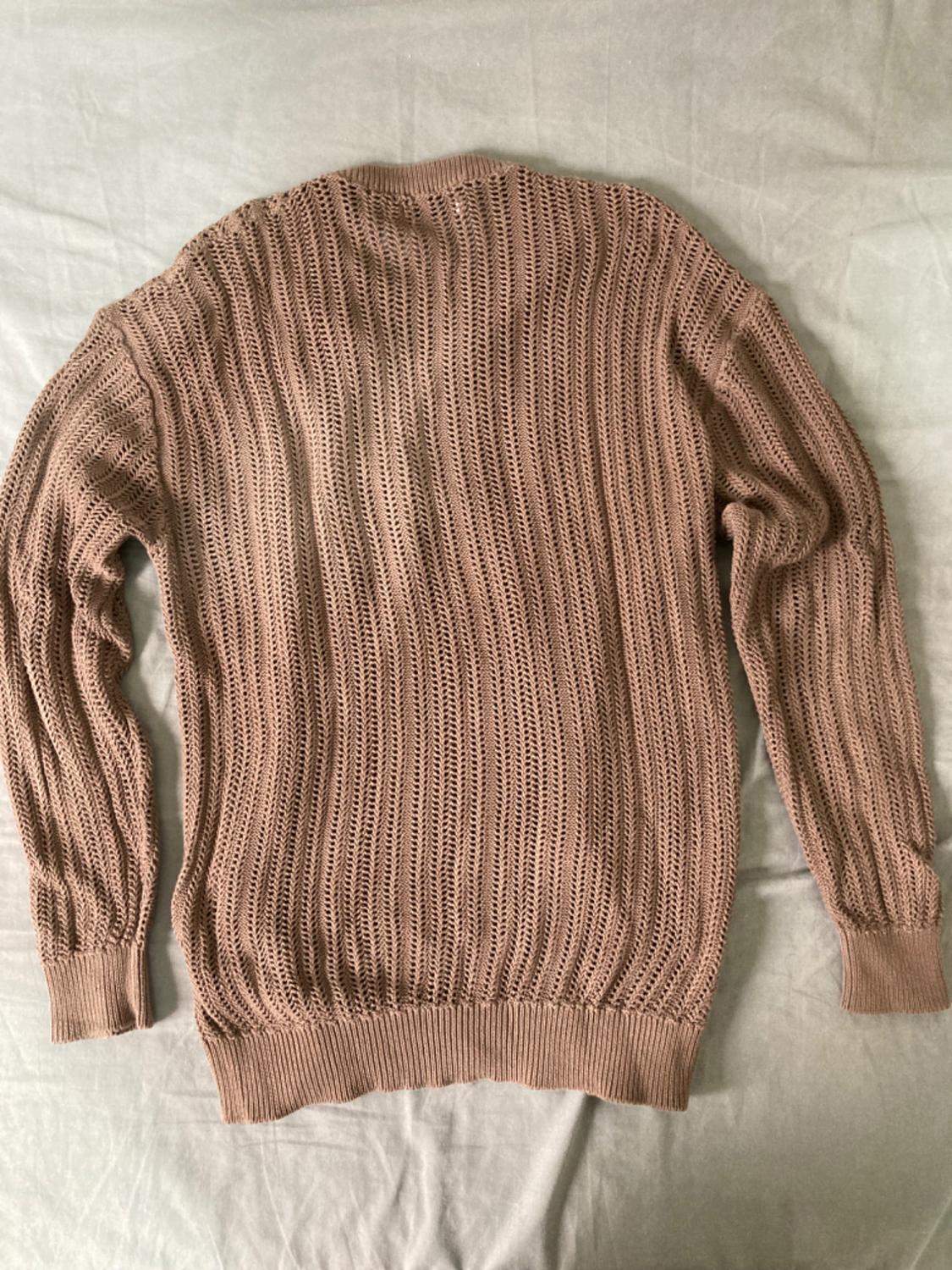 TEXTURED CROCHET SWEATER - Image 2