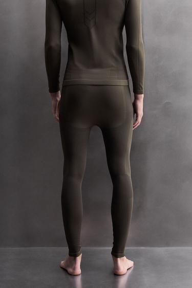 COLLANT COMPRESSIF PREMIÈRE COUCHE SKI - Marron de Zara - Image 2